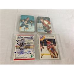 LOT OF 4 COLLETIONS OF HOCKEY CARDS INCLUDING