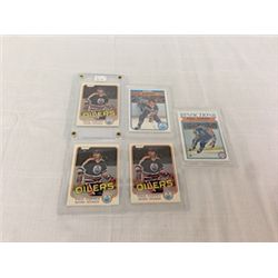 5 PAUL COFFEY HOCKEY CARDS INCLUDING 3 ENCASED