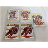 Image 1 : 5 AUTOGRAPHED CALGARY FLAME HOCKEY CARDS INCLUDING