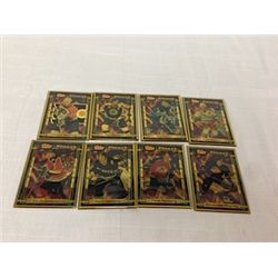 SET OF 8 1996 TOPPS FINEST ALL METAL COLLECTOR