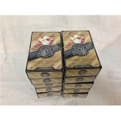 LOT OF 10 FACTORY SEALED BOXES OF UPPER DECK