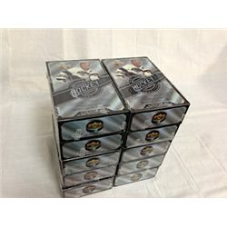 LOT OF 10 FACTORY SEALED BOXES OF UPPER DECK