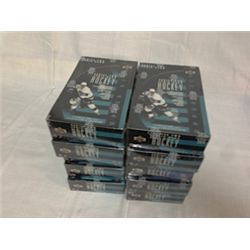LOT OF 11 FACTORY SEALED BOXES OF UPPER DECK