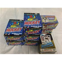 9 BOXES BOWMAN HOCKEY CARDS