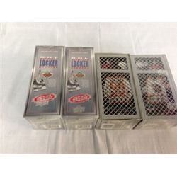 LOT OF 3 FACTORY SEALED BOXES & 1 UNSEALED BOX OF