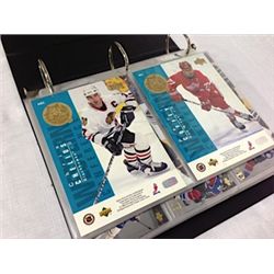 BINDER OF 1996 UPPER DECK HOCKEY CARDS