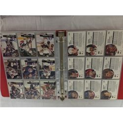 BINDER PRO SET 1991 HOCKEY CARDS