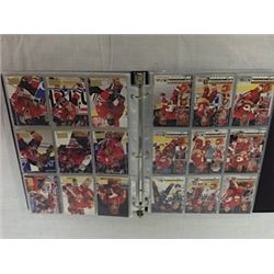 BINDER FLEER ULTRA HOCKEY MASTER SET 1994/95