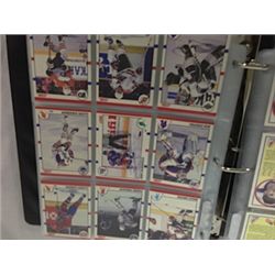 BINDER OF SCORE 1990 HOCKEY CARDS