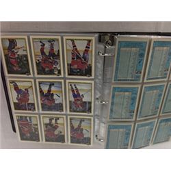 BINDER OF BOWMAN SET 1990 HOCKEY CARDS