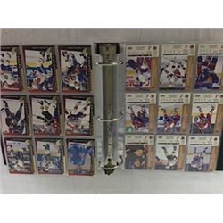 BINDER OF 1994/95 UPPER DECK MASTERS SET