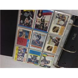 BINDER OF ASSORTED HOCKEY CARDS