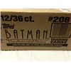 Image 2 : FACTORY CASE OF TOPPS BATMAN ANIMATED SERIES