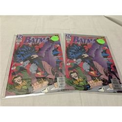 2 COPIES BATMAN 492 ULTRA RARE PLATINUM
