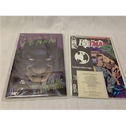 BATMAN NUMBER 497 SIGNED BY