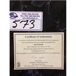 AUTOGRAPHED PHOTO OF MARK HAMILL