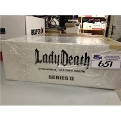 LADY DEATH TRADING CARDS CHROMIUM SERIES II SET