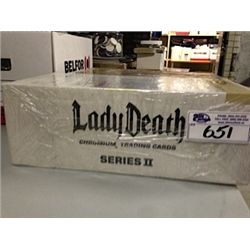 LADY DEATH TRADING CARDS CHROMIUM SERIES II SET