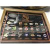 Image 2 : WOODEN DISPLAY OF 25 NHL TEAM PUCKS