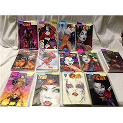 LARGE LOT OF SIGNED DYNAMIC FORCES SHI COMICS