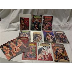 LOT OF 39 SIGNED VAMPIRELLA COMICS WITH