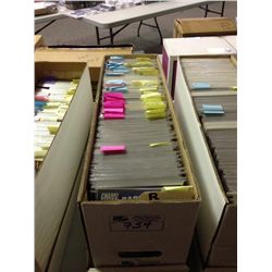 LONG BOX WITH ASSORTED COMICS
