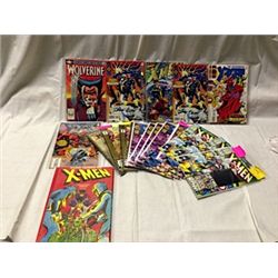 MIXED LOT OF WOLVERINE AND X-MEN COMICS
