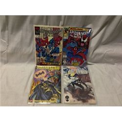 LOT OF 4 SPIDER-MAN COMIC BOOKS