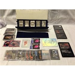 LOT OF ASSORTED STAR TREK COLLECTABLE TRADING