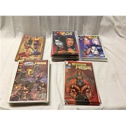 LOT OF ASSORTED DESIRABLE WITCHBLADE COMICS INC: