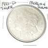 Image 1 : 1921-D MORGAN SILVER DOLLAR *NICE SILVER DOLLAR - PLEASE LOOK AT PICTURE TO DETERMINE GRADE*!