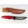 Image 1 : 2605 - ELK RIDGE SKINNER HUNTING KNIFE W/ WOOD HANDLE