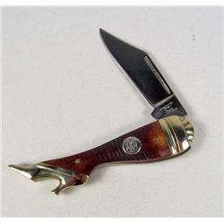 2544 - ROUGH RIDER SMALL LADY LEG KNIFE W/ SAWCUT BONE HANDLE