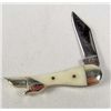 Image 1 : 2580 - ROUGH RIDER MINI LADY LEG KNIFE W/ SMOOTH BONE HANDLE