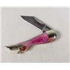 Image 1 : 2577 - ROUGH RIDER ULTRA VIOLET BONE LITTLE LADY LEG KNIFE