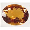 Image 1 : 2508 - 25.40 CT. GOLDEN ORANGE BRAZIL CITRINE OVAL