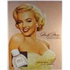 Image 1 : 1610 - METAL ADVERTISING SIGN - MARILYN MONROE COSMETICS - 12.5X16"