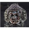 Image 1 : 474 - TIBETAN SILVER BUDDHA HEAD RING