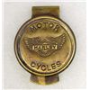 Image 1 : 1384 - HARLEY DAVIDSON MOTORCYCLES BRASS MONEY CLIP