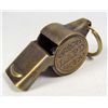 Image 1 : 1391 - SOLID BRASS LAPD LA POLICE WHISTLE