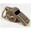 Image 2 : 1391 - SOLID BRASS LAPD LA POLICE WHISTLE