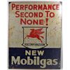Image 1 : 1559 - MOBILGAS METAL SIGN - APPROX. 12.5" X 16"