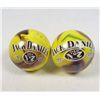 Image 1 : 1448 - LOT OF 2 JACK DANIELS WHISKEY GLASS ADVERTISING MARBLES