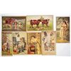 Image 1 : 1429 - SET OF 7 VICTORIAN ADVERTISING TRADE CARDS
