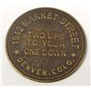 Image 1 : 1498 - DENVER, COLORADO CAT HOUSE BROTHEL TOKEN