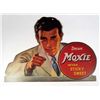 Image 1 : 1476 - PAPER CUT-OUT "DRINK MOXIE" SODA ADVERTISING SIGN