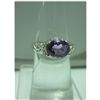 Image 1 : 17.00 ctw Amethyst RING .924 STERLING SILVER