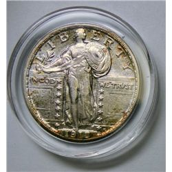 1918 STANDING LIBERTY QUARTER CH BU