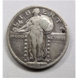 1921 STANDING LIBERTY QUARTER XF