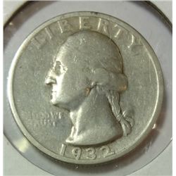 1932-S WASHINGTON QUARTER VG-F
